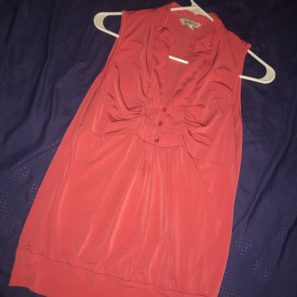 tank top like dress shirt